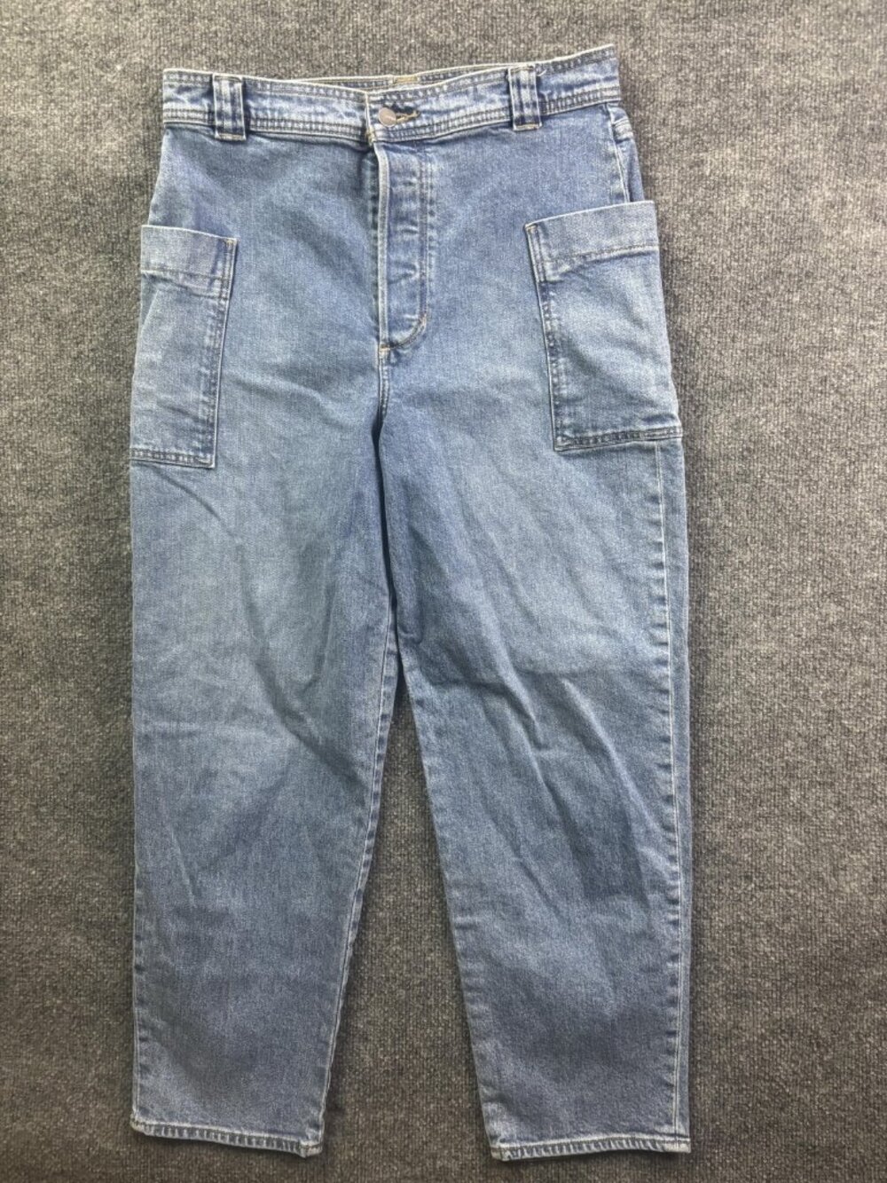 Joes Jeans Phoebe Patch Pocket Jeans‎ Womens 30 Light Wash Blue High Rise 30x28